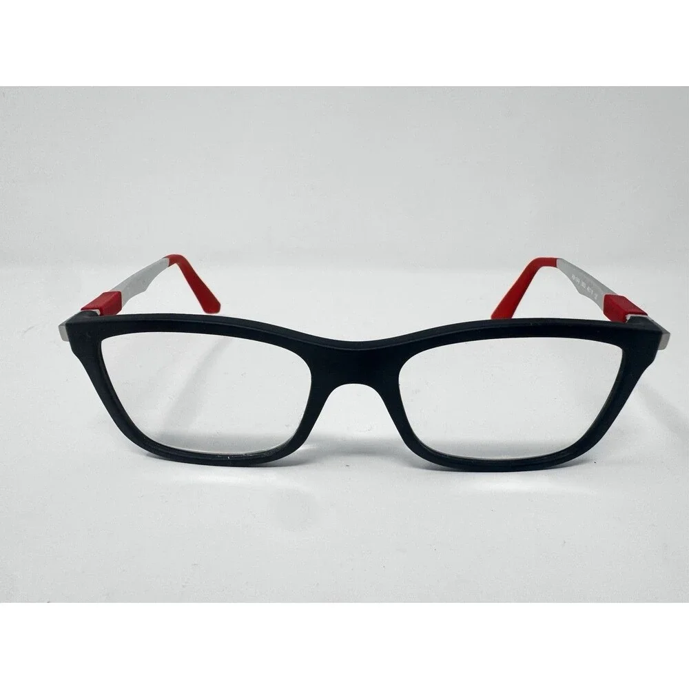 Ray-Ban RB1549 3652 Matte Black Red Eyeglass Frames 46-16-125 Authentic